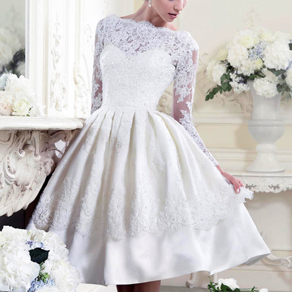 Lace Halter Wedding Evening Dress3