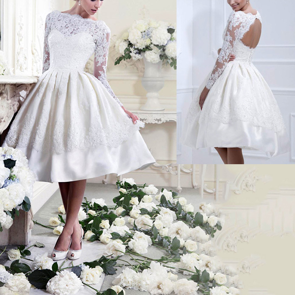 Lace Halter Wedding Evening Dress1