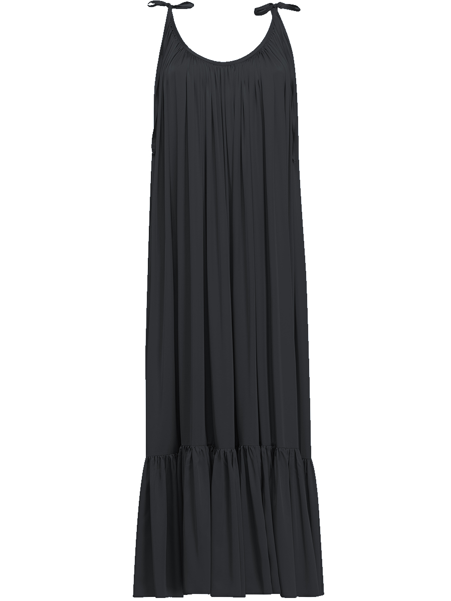 US$ 26.39 - Spaghetti Strap Plain Maxi Dress - www.ebuytide.com